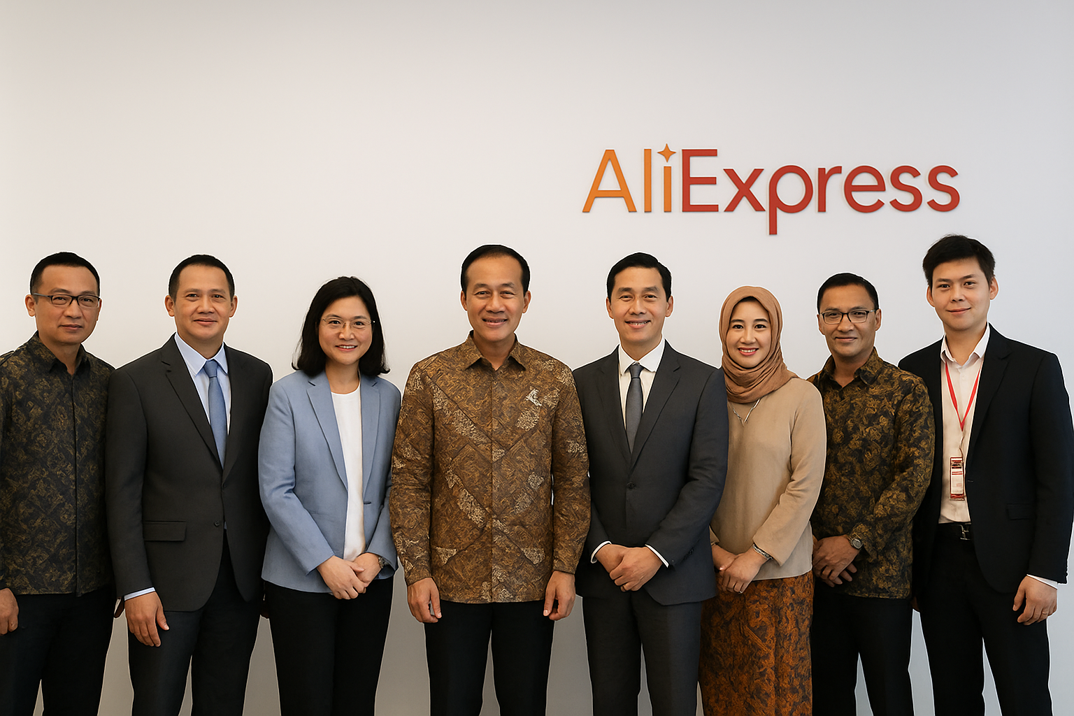 AliExpress Dropshipping - 全球电商业务展示图